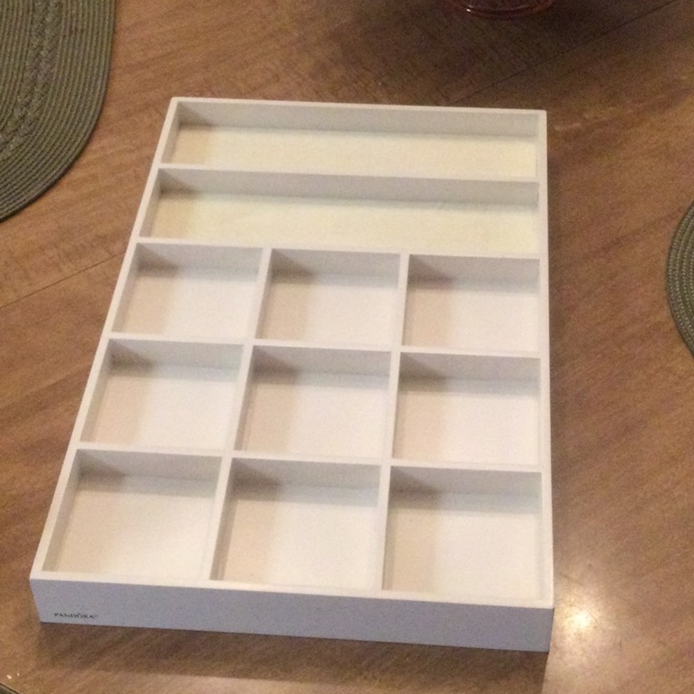 Pandora wooden jewelry tray
